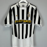 Shop 2003/04 JUVENTUS TREZEGUET #17 HOME SHIRT (L) NIKE, classic football shirts, vintage football shirts & retro soccer jerseys at Cult Kits