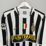 Shop 2003/04 JUVENTUS TREZEGUET #17 HOME SHIRT (XL) NIKE, classic football shirts, vintage football shirts & retro soccer jerseys at Cult Kits