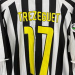 Shop 2003/04 JUVENTUS TREZEGUET #17 HOME SHIRT (XL) NIKE, classic football shirts, vintage football shirts & retro soccer jerseys at Cult Kits