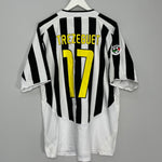Shop 2003/04 JUVENTUS TREZEGUET #17 HOME SHIRT (XL) NIKE, classic football shirts, vintage football shirts & retro soccer jerseys at Cult Kits