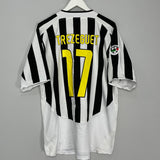 Shop 2003/04 JUVENTUS TREZEGUET #17 HOME SHIRT (XL) NIKE, classic football shirts, vintage football shirts & retro soccer jerseys at Cult Kits