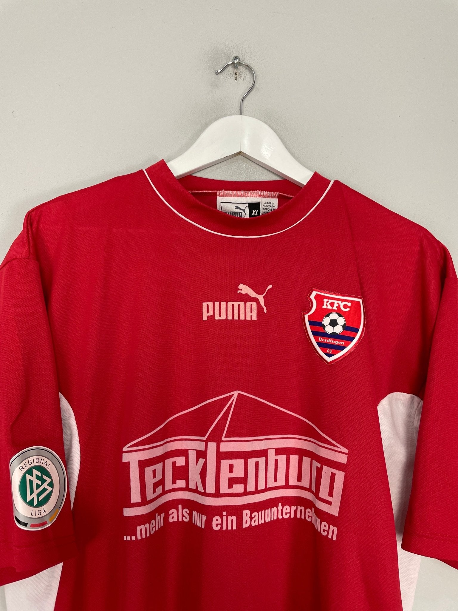 Shop 2003/04 KFC UERDINGEN #11 HOME SHIRT (XL) PUMA, classic football shirts, vintage football shirts & retro soccer jerseys at Cult Kits