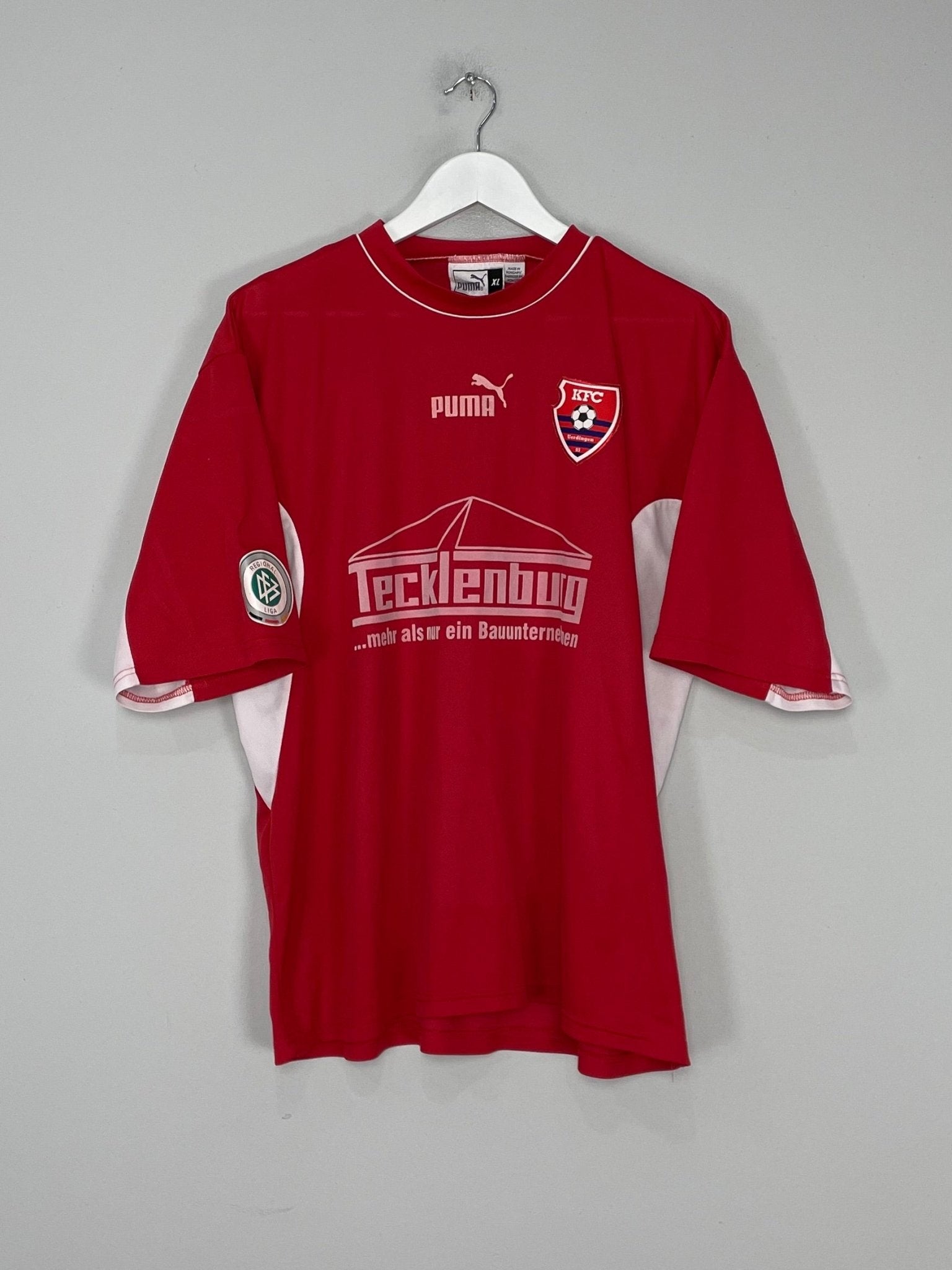 Shop 2003/04 KFC UERDINGEN #11 HOME SHIRT (XL) PUMA, classic football shirts, vintage football shirts & retro soccer jerseys at Cult Kits