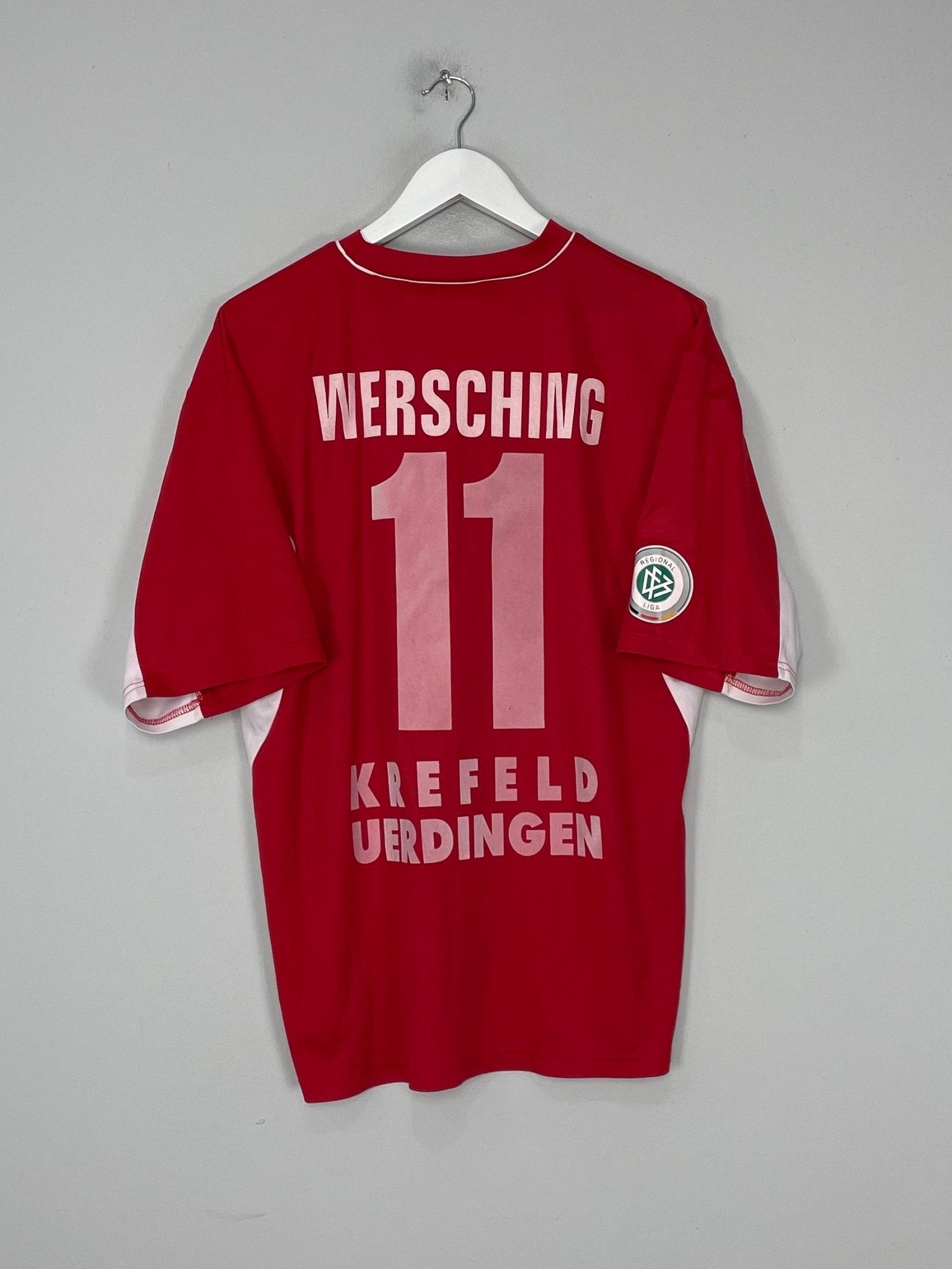 Shop 2003/04 KFC UERDINGEN #11 HOME SHIRT (XL) PUMA, classic football shirts, vintage football shirts & retro soccer jerseys at Cult Kits