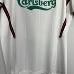 Shop 2003/04 LIVERPOOL AWAY SHIRT (XL) REEBOK, classic football shirts, vintage football shirts & retro soccer jerseys at Cult Kits