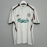 Shop 2003/04 LIVERPOOL AWAY SHIRT (XL) REEBOK, classic football shirts, vintage football shirts & retro soccer jerseys at Cult Kits