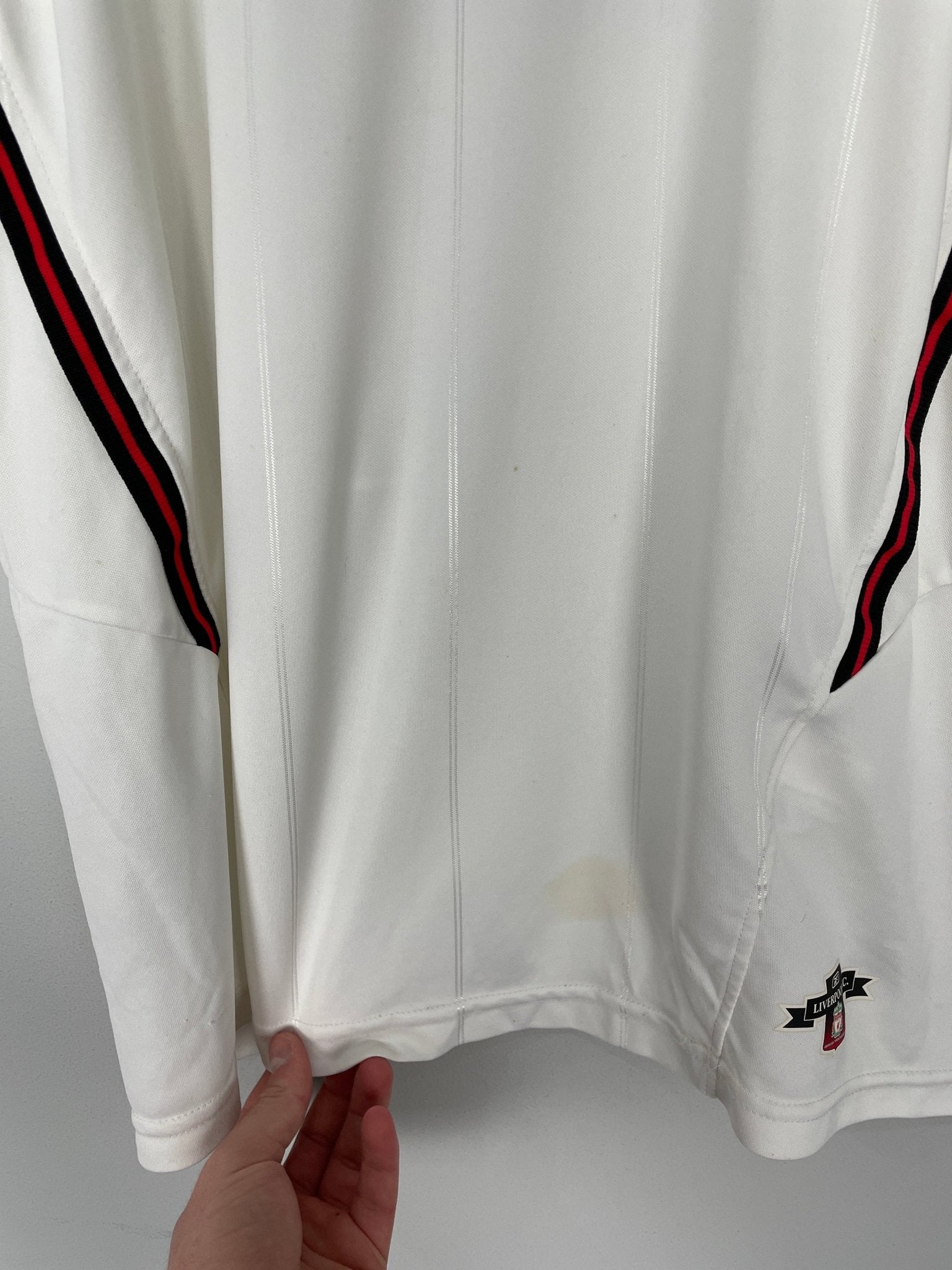 Shop 2003/04 LIVERPOOL CARRAGHER #23 AWAY SHIRT (L) REEBOK, classic football shirts, vintage football shirts & retro soccer jerseys at Cult Kits