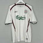 Shop 2003/04 LIVERPOOL CARRAGHER #23 AWAY SHIRT (L) REEBOK, classic football shirts, vintage football shirts & retro soccer jerseys at Cult Kits