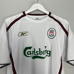 Shop 2003/04 LIVERPOOL LUIS GARCIA #10 AWAY SHIRT (M) REEBOK, classic football shirts, vintage football shirts & retro soccer jerseys at Cult Kits