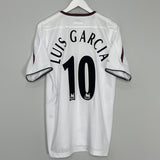 Shop 2003/04 LIVERPOOL LUIS GARCIA #10 AWAY SHIRT (M) REEBOK, classic football shirts, vintage football shirts & retro soccer jerseys at Cult Kits