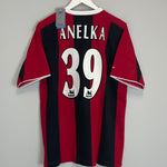 Shop 2003/04 MANCHESTER CITY ANELKA #39 *BNWT* AWAY SHIRT (M) REEBOK, classic football shirts, vintage football shirts & retro soccer jerseys at Cult Kits