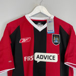 Shop 2003/04 MANCHESTER CITY ANELKA #39 *BNWT* AWAY SHIRT (M) REEBOK, classic football shirts, vintage football shirts & retro soccer jerseys at Cult Kits