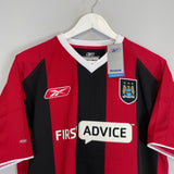 Shop 2003/04 MANCHESTER CITY ANELKA #39 *BNWT* AWAY SHIRT (M) REEBOK, classic football shirts, vintage football shirts & retro soccer jerseys at Cult Kits