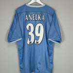 Shop 2003/04 MANCHESTER CITY ANELKA #39 HOME SHIRT (XL) REEBOK, classic football shirts, vintage football shirts & retro soccer jerseys at Cult Kits