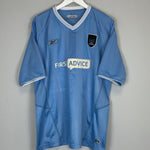 Shop 2003/04 MANCHESTER CITY ANELKA #39 HOME SHIRT (XL) REEBOK, classic football shirts, vintage football shirts & retro soccer jerseys at Cult Kits