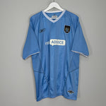 Shop 2003/04 MANCHESTER CITY HOME SHIRT (XXL) REEBOK, classic football shirts, vintage football shirts & retro soccer jerseys at Cult Kits
