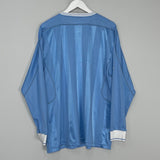 Shop 2003/04 MANCHESTER CITY L/S HOME SHIRT (L) REEBOK, classic football shirts, vintage football shirts & retro soccer jerseys at Cult Kits
