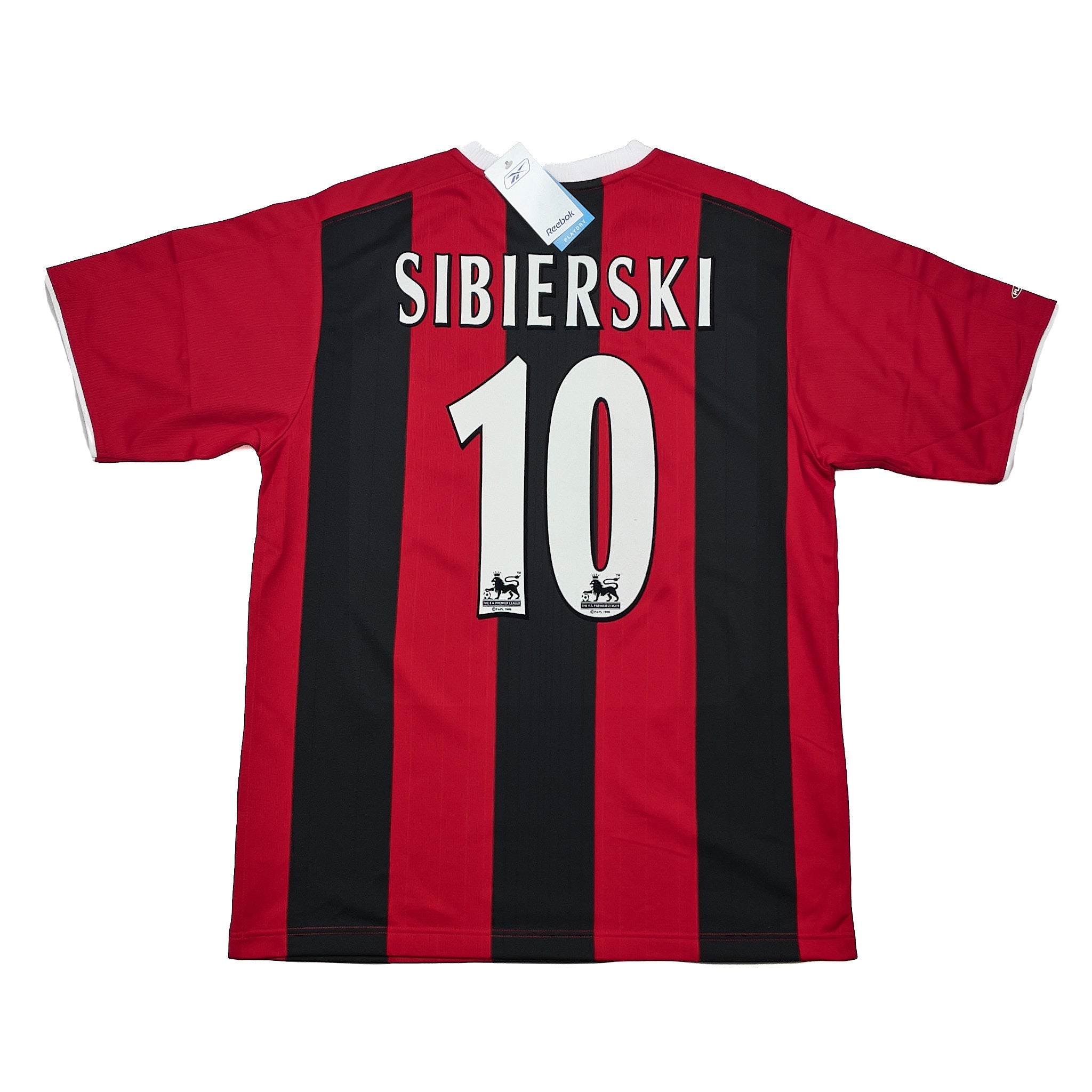 Buy 2003/04 Manchester City Sibierski 10 *BNWT* Away Shirt (M) Reebok ~ Free worldwide shipping available ~ Authentic Vintage Football Shirts from Cult Kits
