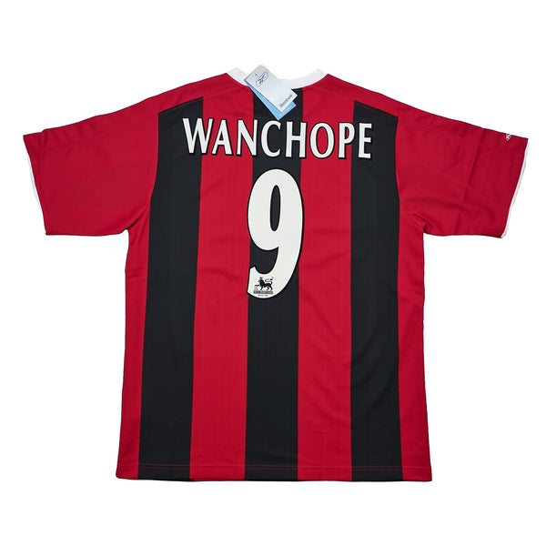 2003/04 Manchester City Wanchope #9 *BNWT* Away Shirt (M) Reebok