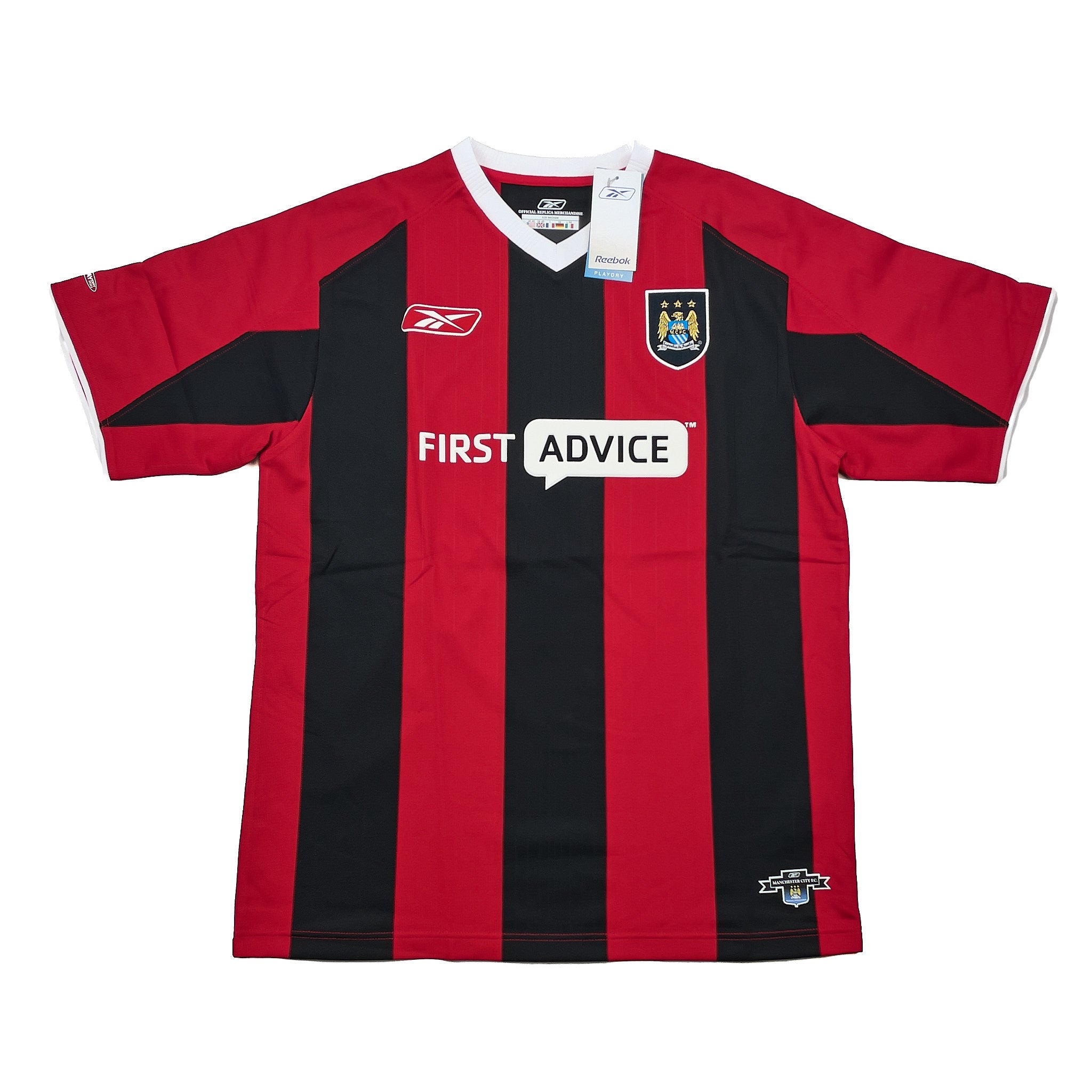 Buy 2003/04 Manchester City Wanchope 9 *BNWT* Away Shirt (M) Reebok ~ Free worldwide shipping available ~ Authentic Vintage Football Shirts from Cult Kits