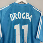 Shop 2003/04 MARSEILLE DROGBA #11 AWAY SHIRT (L) ADIDAS, classic football shirts, vintage football shirts & retro soccer jerseys at Cult Kits