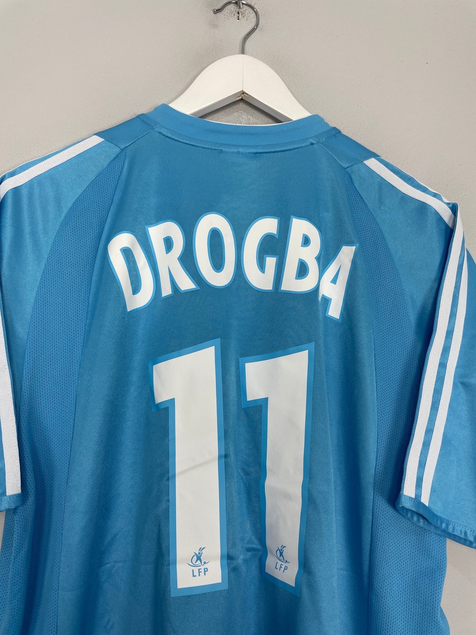 Shop 2003/04 MARSEILLE DROGBA #11 AWAY SHIRT (L) ADIDAS, classic football shirts, vintage football shirts & retro soccer jerseys at Cult Kits