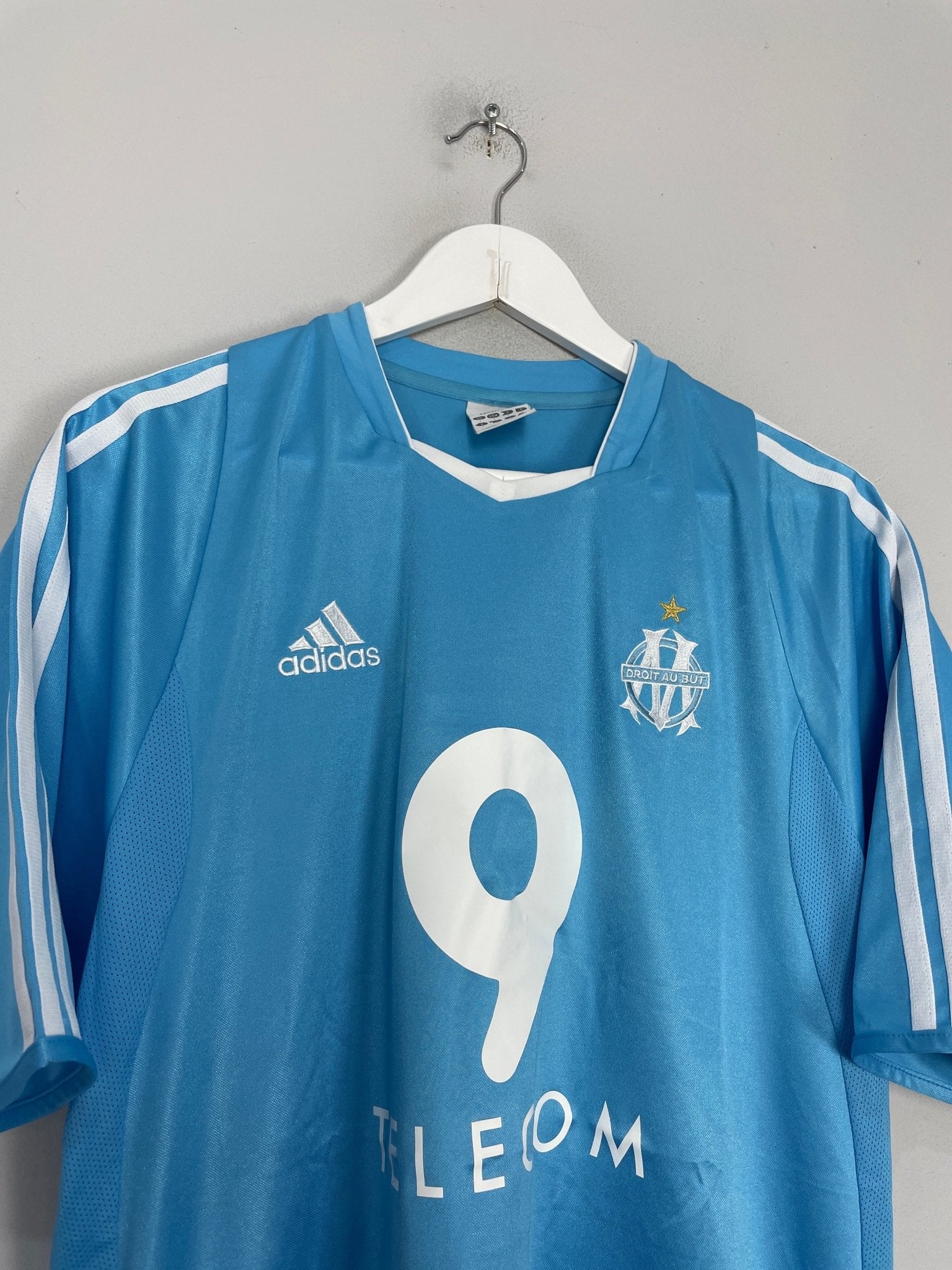 Shop 2003/04 MARSEILLE DROGBA #11 AWAY SHIRT (L) ADIDAS, classic football shirts, vintage football shirts & retro soccer jerseys at Cult Kits