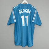Shop 2003/04 MARSEILLE DROGBA #11 AWAY SHIRT (L) ADIDAS, classic football shirts, vintage football shirts & retro soccer jerseys at Cult Kits