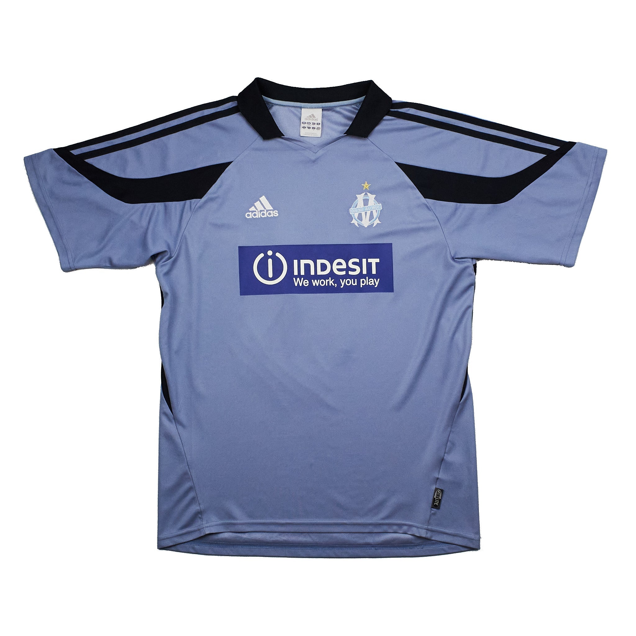 Buy 2003/04 Marseille Drogba 11 Away Shirt (S) Adidas ~ Free worldwide shipping ~ Authentic Vintage Football Shirts from Cult Kits