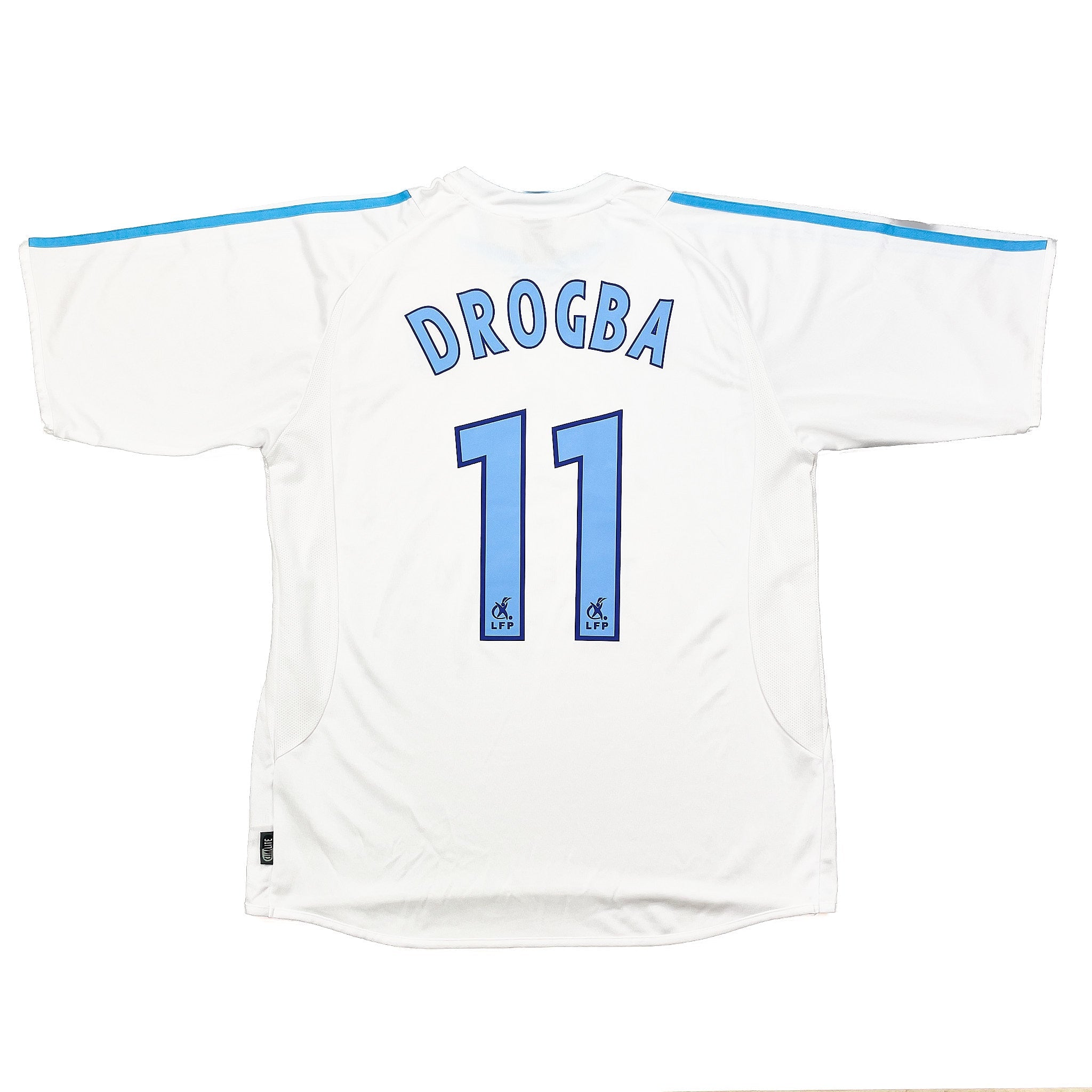 Buy 2003/04 MARSEILLE DROGBA 11 HOME SHIRT (L) ADIDAS ~ Free worldwide shipping available ~ Authentic Vintage Football Shirts from Cult Kits