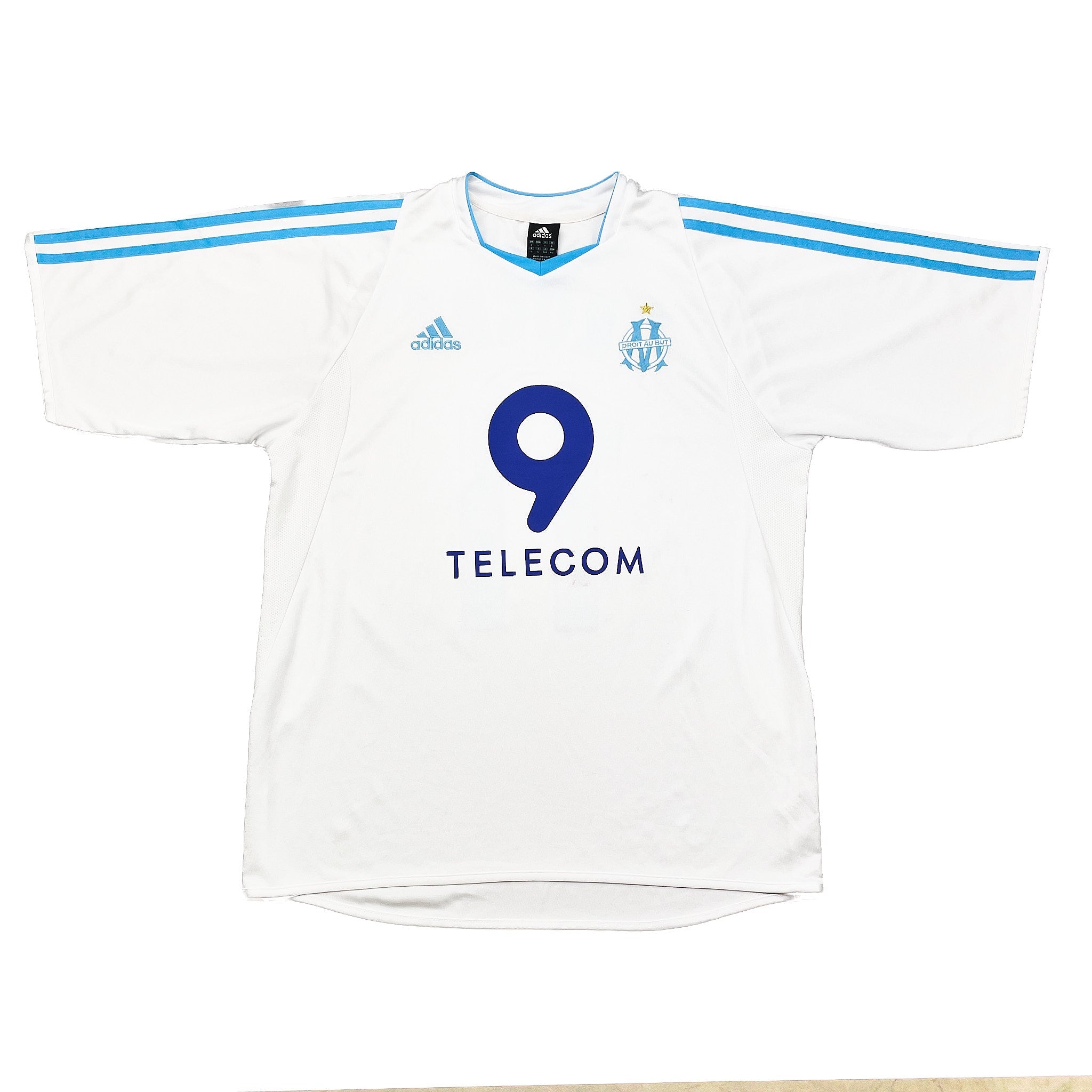 Buy 2003/04 MARSEILLE DROGBA 11 HOME SHIRT (L) ADIDAS ~ Free worldwide shipping available ~ Authentic Vintage Football Shirts from Cult Kits