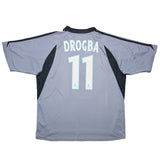Buy 2003/04 Marseille Drogba 11 Third Shirt (XL) Adidas ~ Free worldwide shipping available ~ Authentic Vintage Football Shirts from Cult Kits