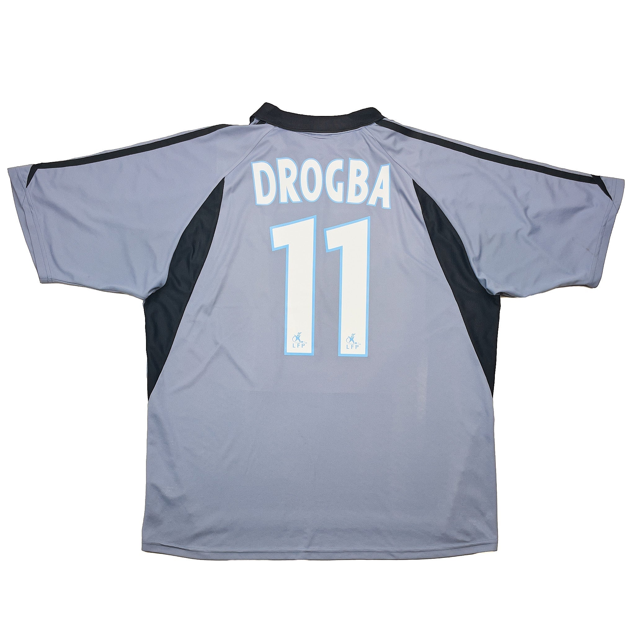 Buy 2003/04 Marseille Drogba 11 Third Shirt (XL) Adidas ~ Free worldwide shipping available ~ Authentic Vintage Football Shirts from Cult Kits