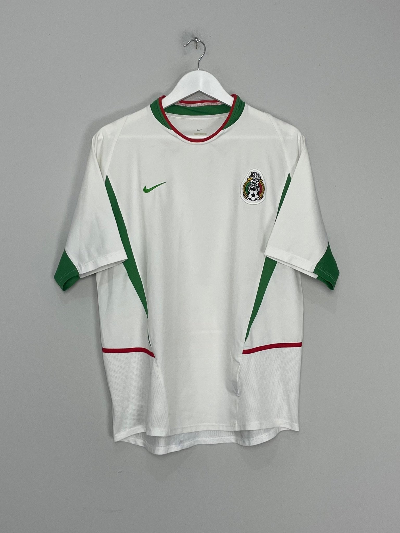 Shop 2003/04 MEXICO AWAY SHIRT (M) NIKE, classic football shirts, vintage football shirts & retro soccer jerseys at Cult Kits