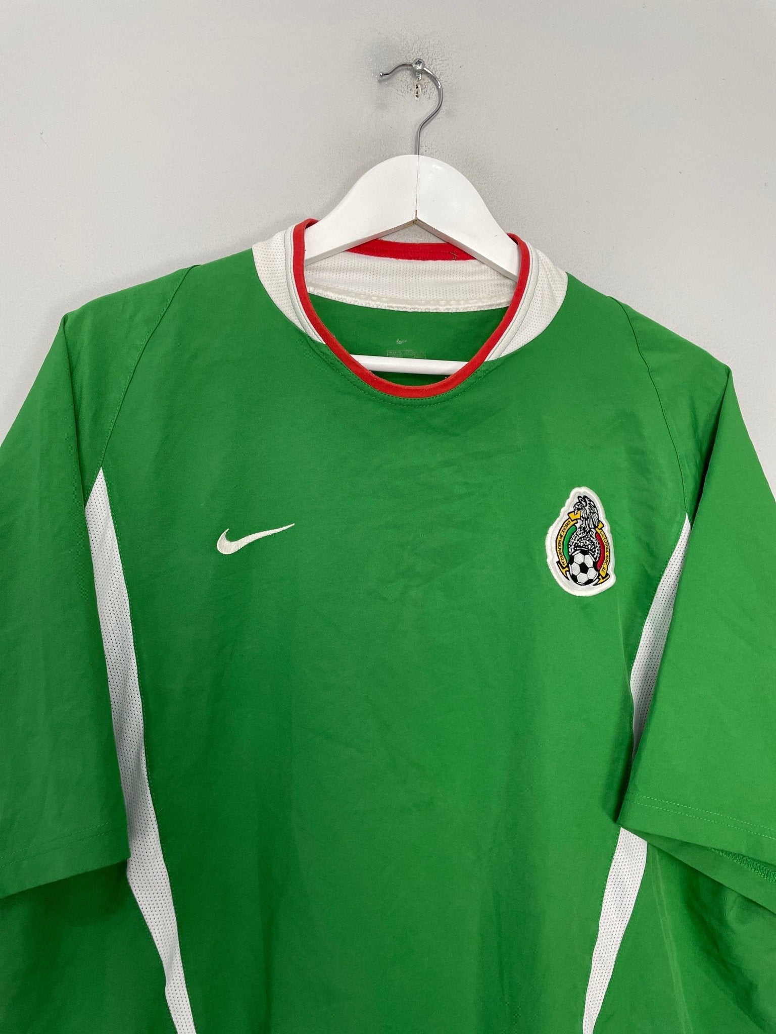 Shop 2003/04 MEXICO HOME SHIRT (L) NIKE, classic football shirts, vintage football shirts & retro soccer jerseys at Cult Kits