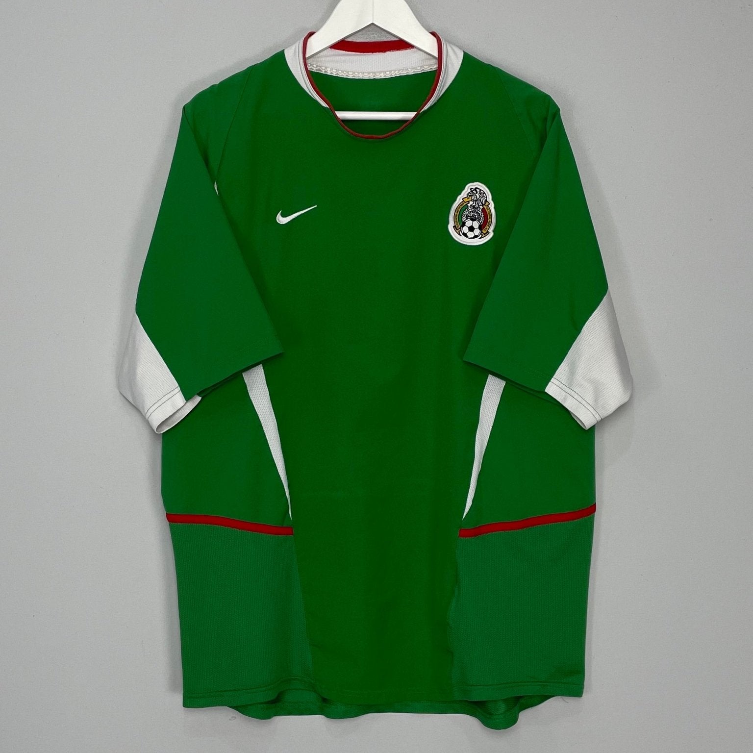 Shop 2003/04 MEXICO HOME SHIRT (L) NIKE, classic football shirts, vintage football shirts & retro soccer jerseys at Cult Kits