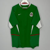 Shop 2003/04 MEXICO HOME SHIRT (L) NIKE, classic football shirts, vintage football shirts & retro soccer jerseys at Cult Kits
