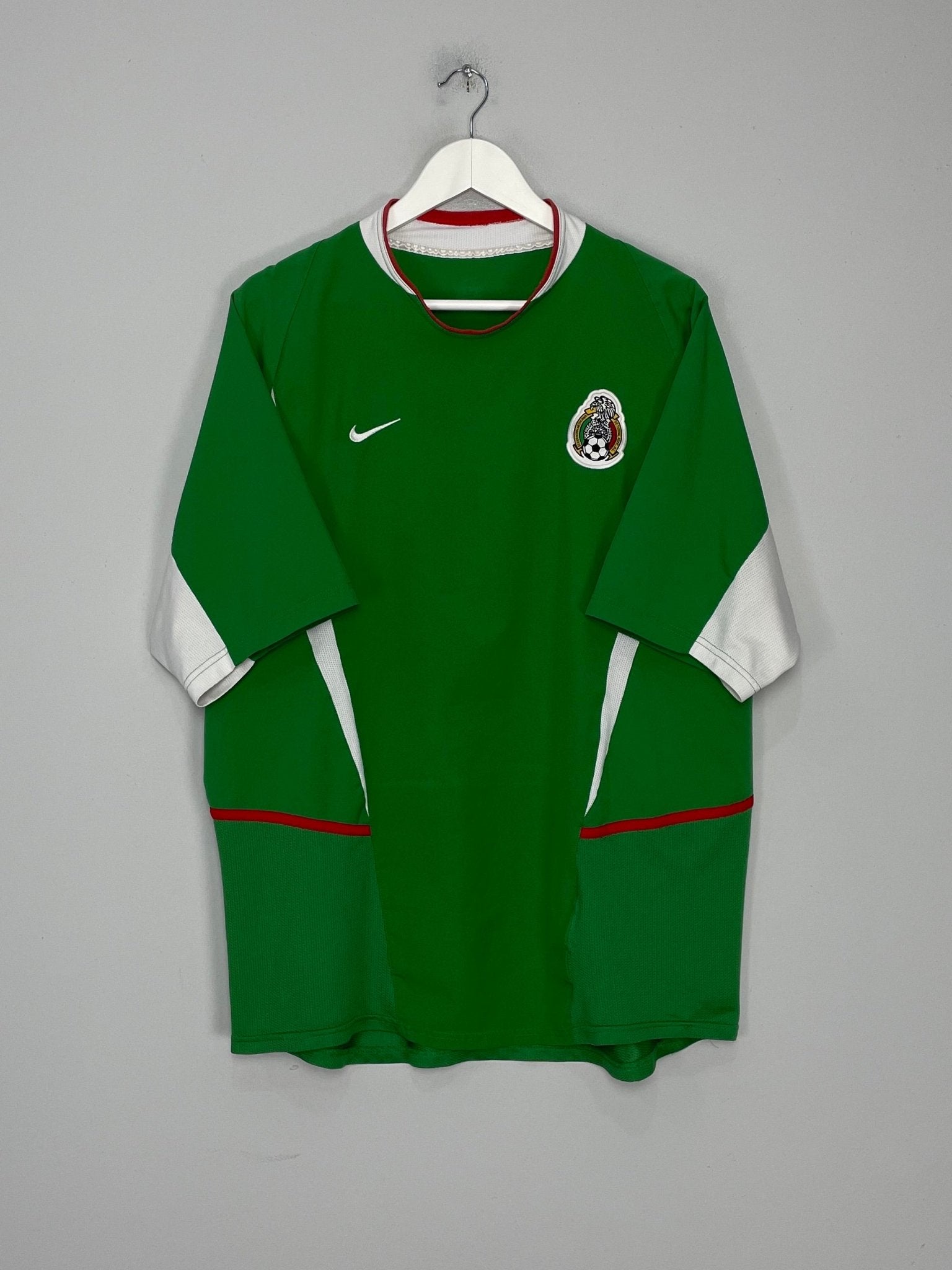 Shop 2003/04 MEXICO HOME SHIRT (L) NIKE, classic football shirts, vintage football shirts & retro soccer jerseys at Cult Kits