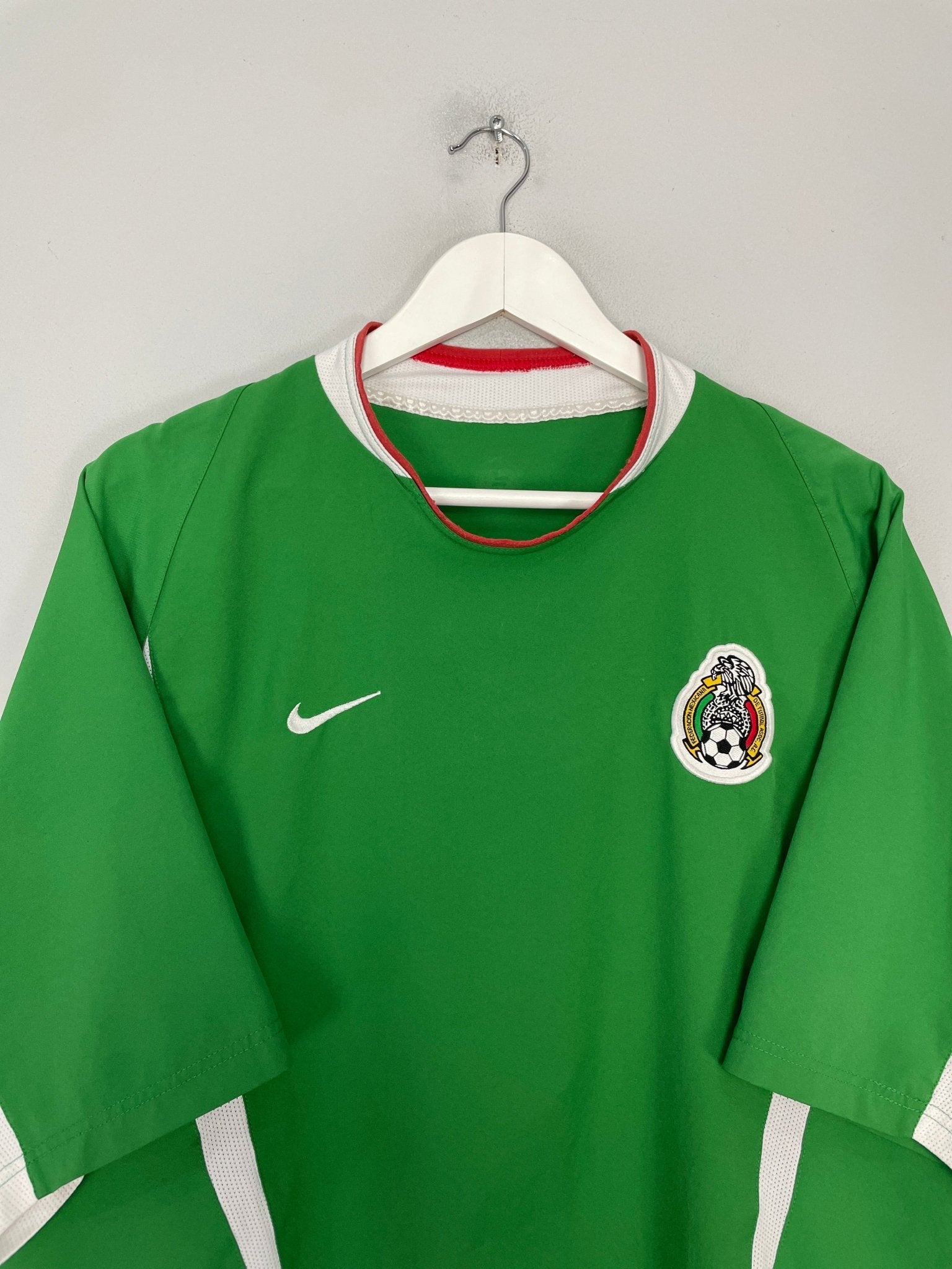Shop 2003/04 MEXICO HOME SHIRT (L) NIKE, classic football shirts, vintage football shirts & retro soccer jerseys at Cult Kits