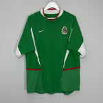 Shop 2003/04 MEXICO HOME SHIRT (L) NIKE, classic football shirts, vintage football shirts & retro soccer jerseys at Cult Kits