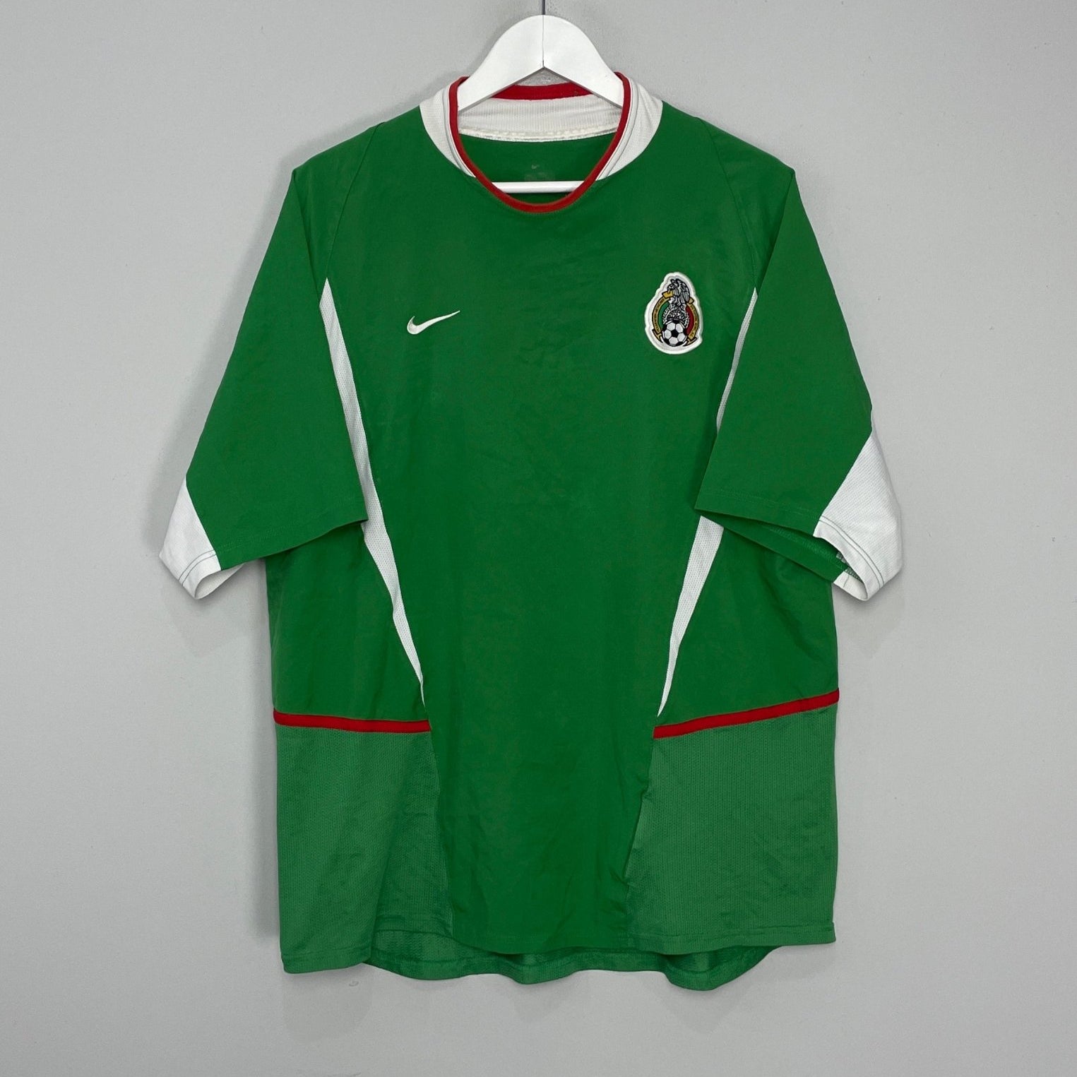 Shop 2003/04 MEXICO HOME SHIRT (L) NIKE, classic football shirts, vintage football shirts & retro soccer jerseys at Cult Kits