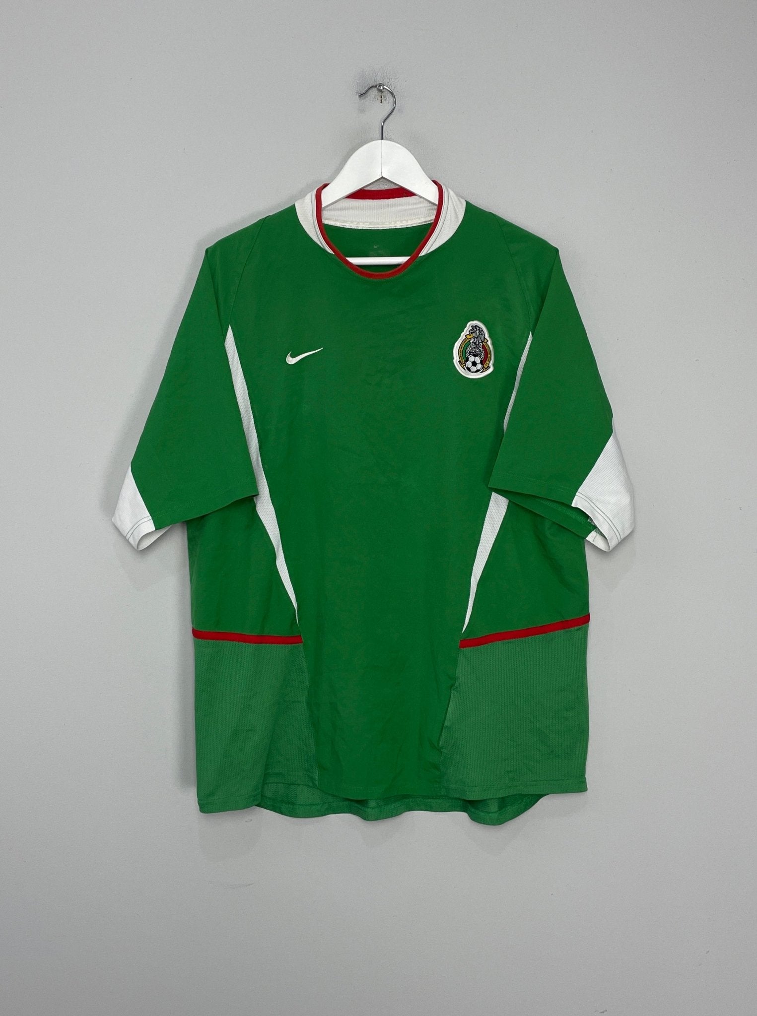 Shop 2003/04 MEXICO HOME SHIRT (L) NIKE, classic football shirts, vintage football shirts & retro soccer jerseys at Cult Kits
