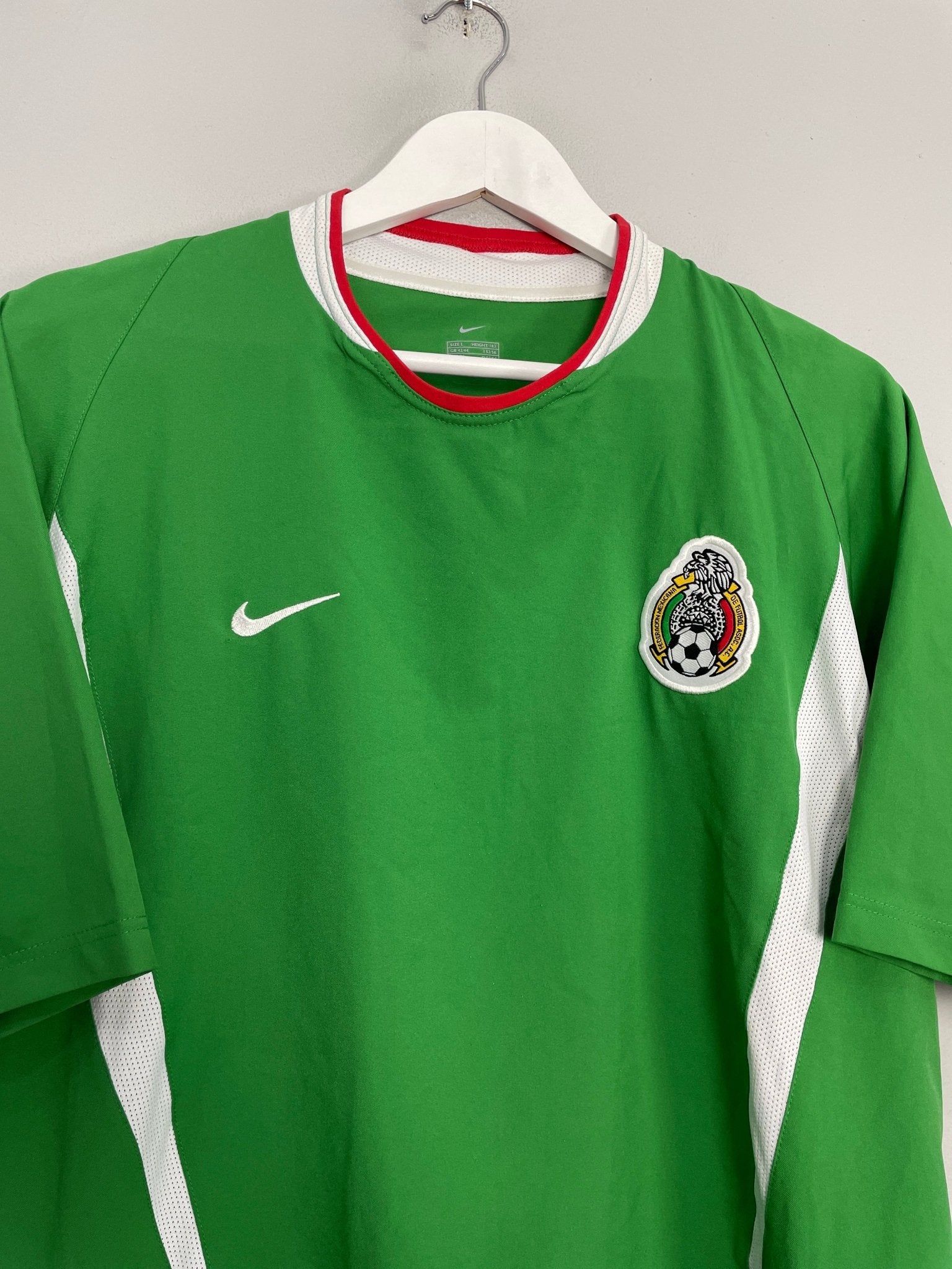 Shop 2003/04 MEXICO HOME SHIRT (L) NIKE, classic football shirts, vintage football shirts & retro soccer jerseys at Cult Kits