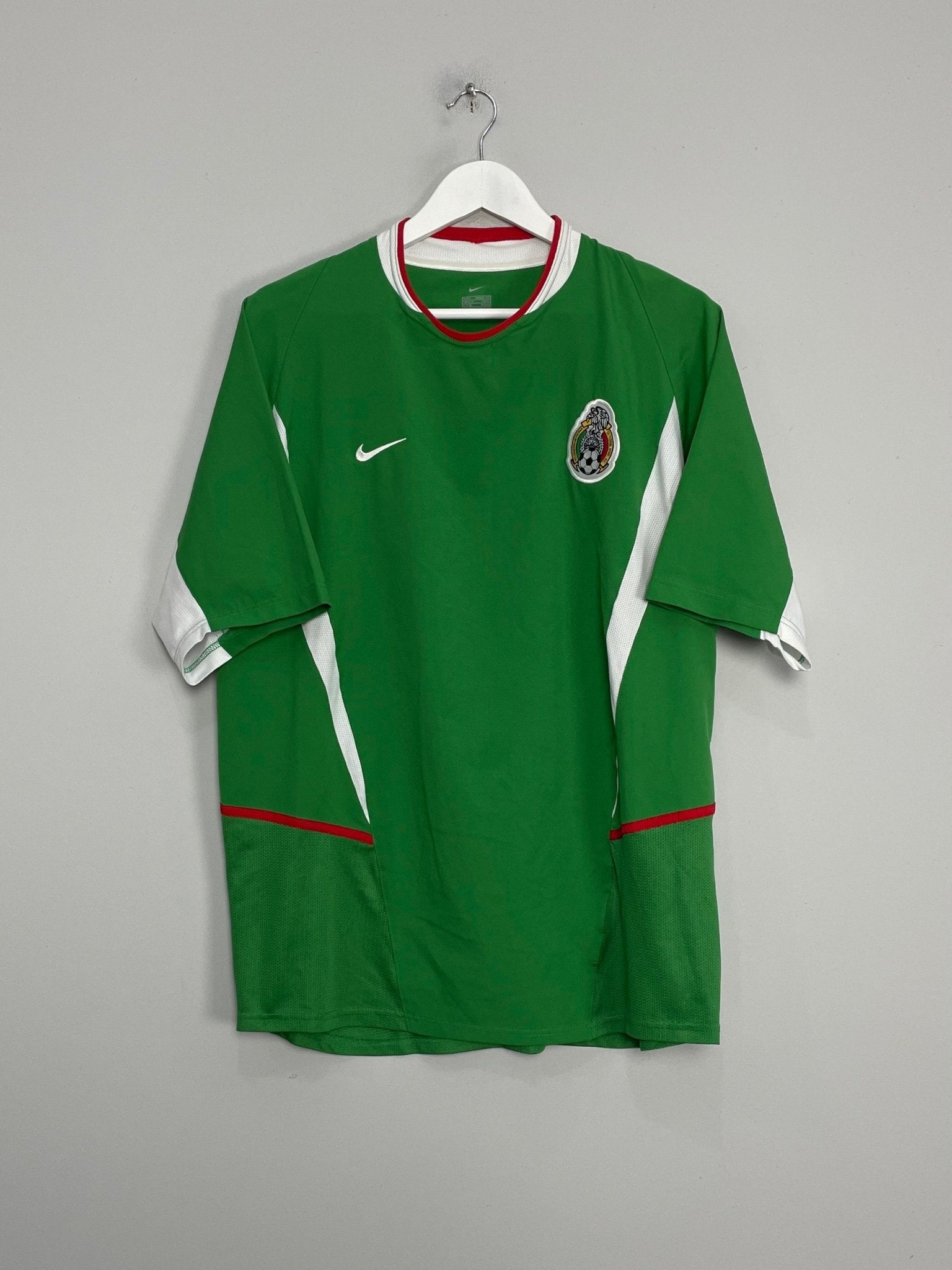 Shop 2003/04 MEXICO HOME SHIRT (L) NIKE, classic football shirts, vintage football shirts & retro soccer jerseys at Cult Kits