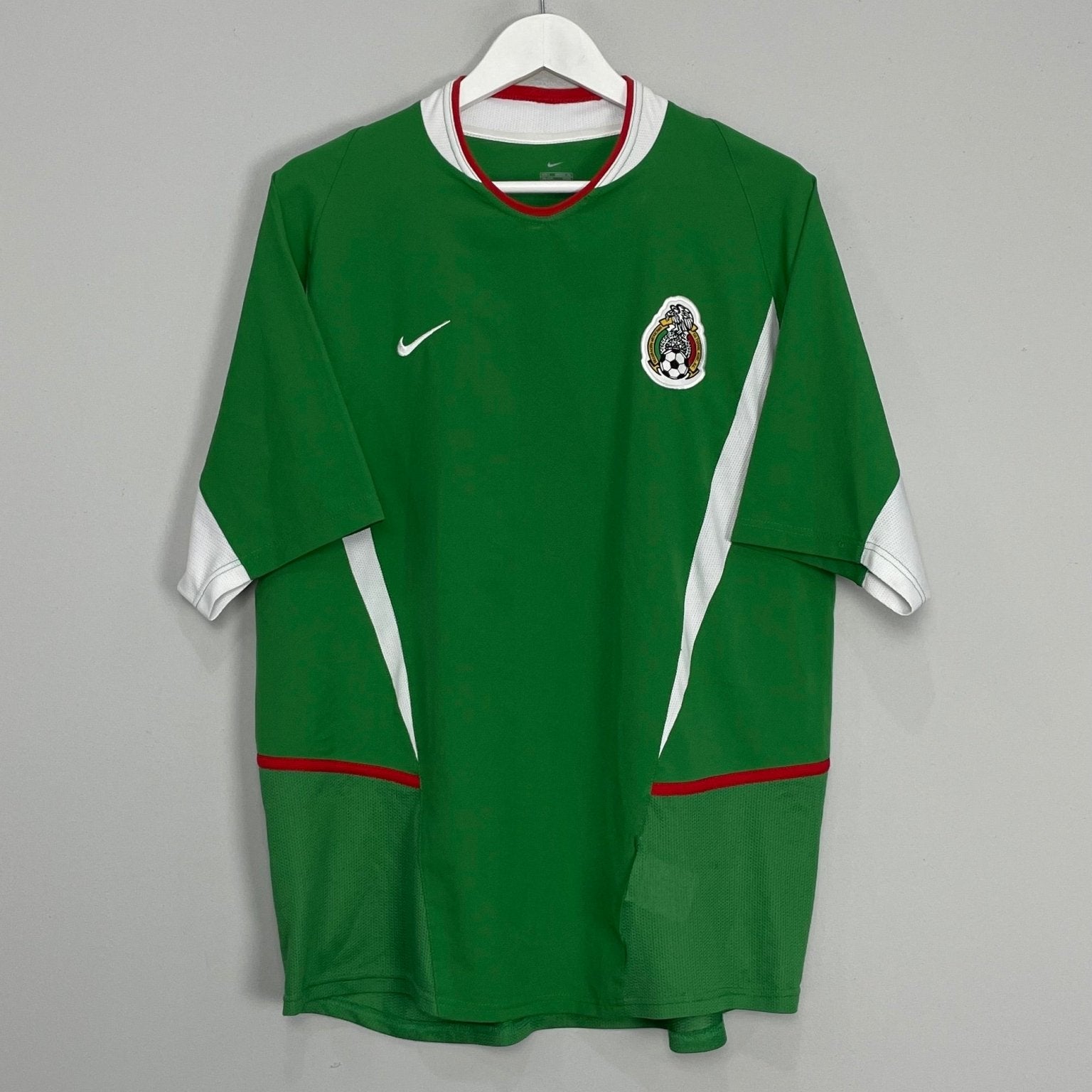 Shop 2003/04 MEXICO HOME SHIRT (L) NIKE, classic football shirts, vintage football shirts & retro soccer jerseys at Cult Kits