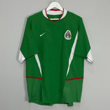Shop 2003/04 MEXICO HOME SHIRT (L) NIKE, classic football shirts, vintage football shirts & retro soccer jerseys at Cult Kits