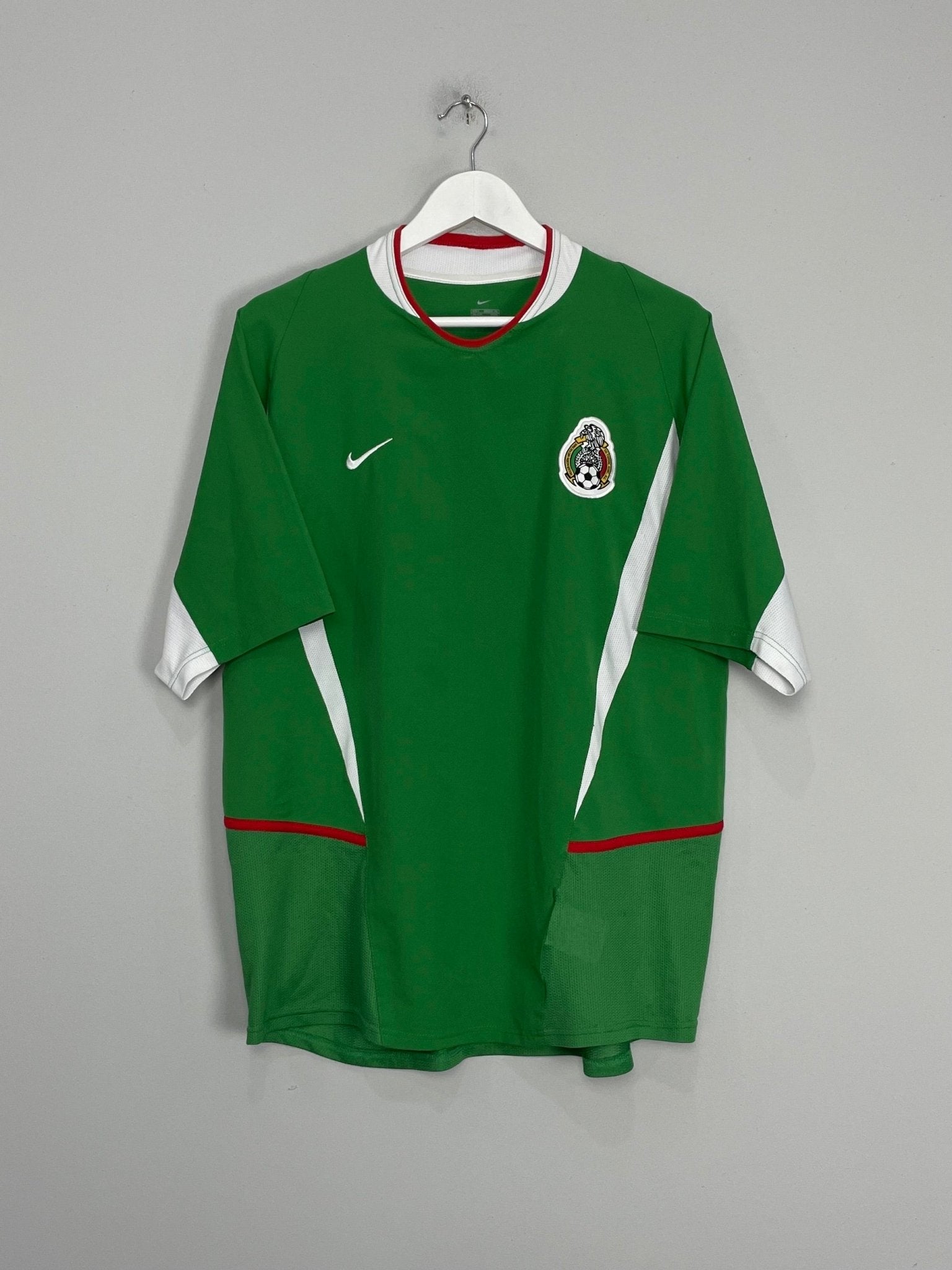 Shop 2003/04 MEXICO HOME SHIRT (L) NIKE, classic football shirts, vintage football shirts & retro soccer jerseys at Cult Kits