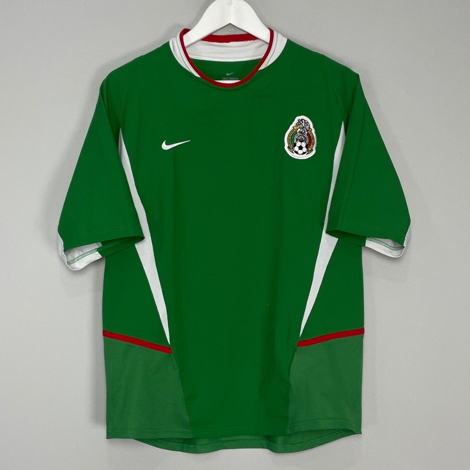 Shop 2003/04 MEXICO HOME SHIRT (S) NIKE, classic football shirts, vintage football shirts & retro soccer jerseys at Cult Kits