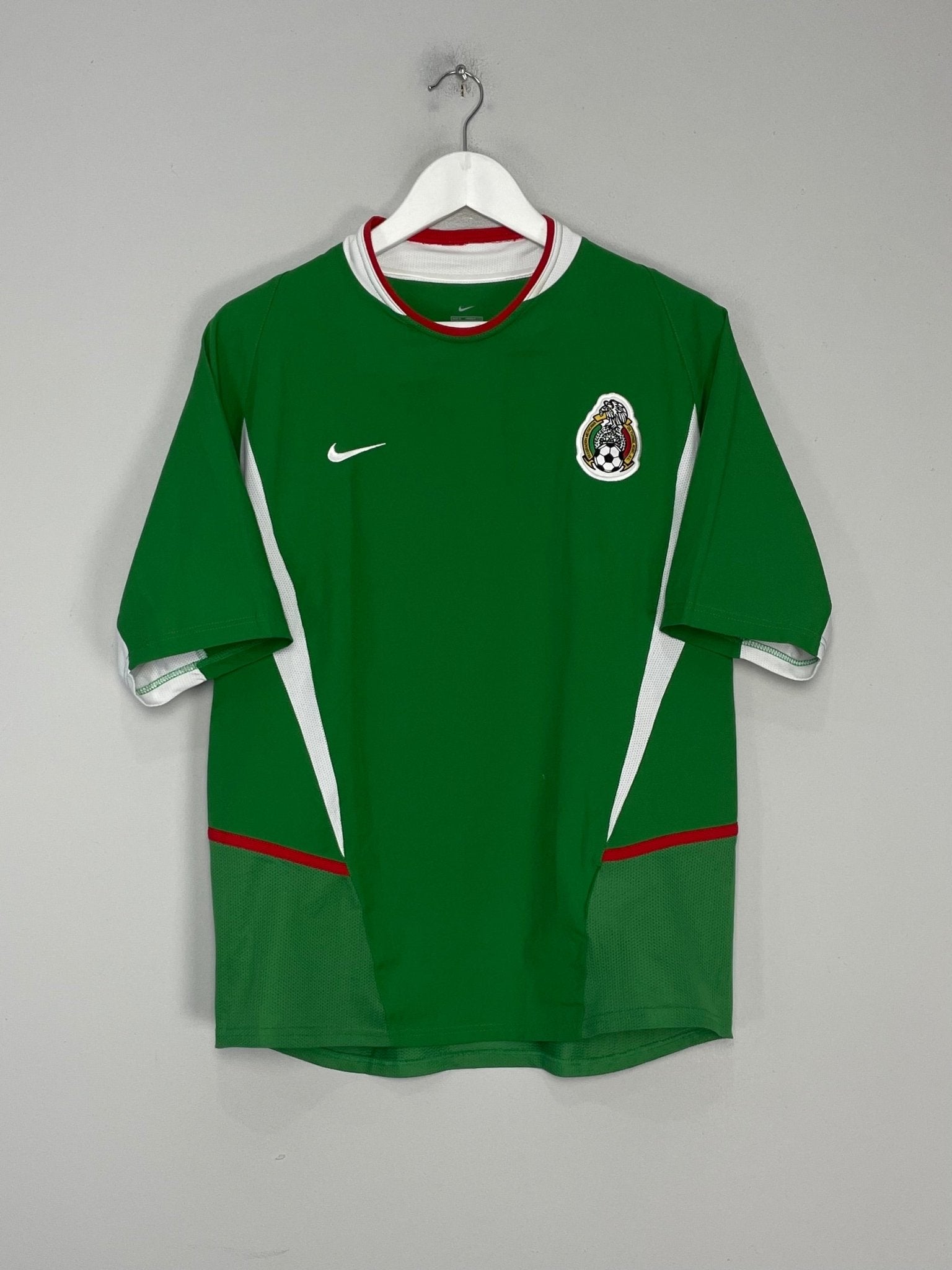 Shop 2003/04 MEXICO HOME SHIRT (S) NIKE, classic football shirts, vintage football shirts & retro soccer jerseys at Cult Kits
