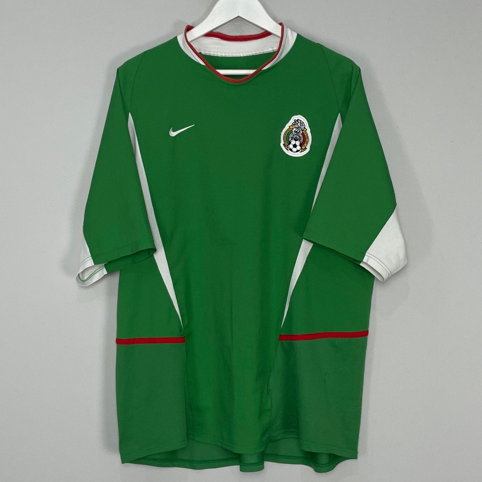Shop 2003/04 MEXICO HOME SHIRT (XL) NIKE, classic football shirts, vintage football shirts & retro soccer jerseys at Cult Kits
